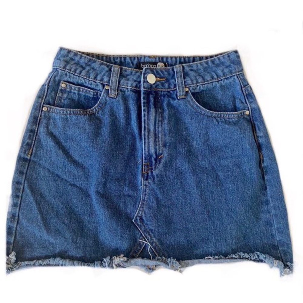 Boohoo Denim Skirt